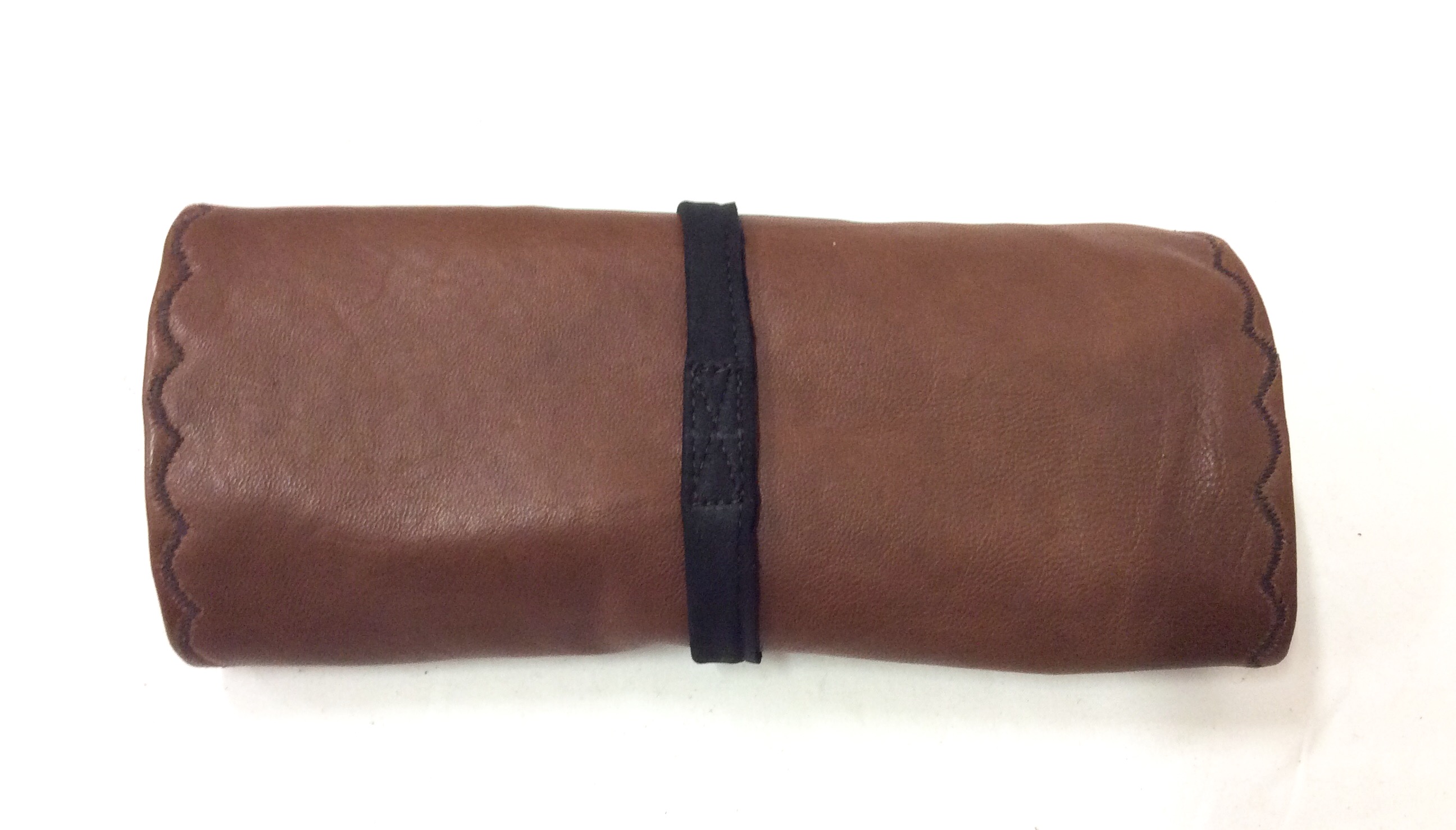Mini Rouleau De Voyage Pour Bijoux - Pochettes à Fermeture Bouton Pression - Organisateur Pour Bagues, Colliers, Boucles D'oreilles - Gris
